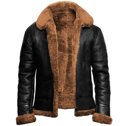 Warme Lederjacke Damen Ledermantel