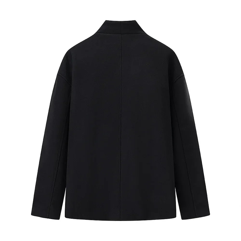 Lorayne Damen Oversized Doppelreihenjacke