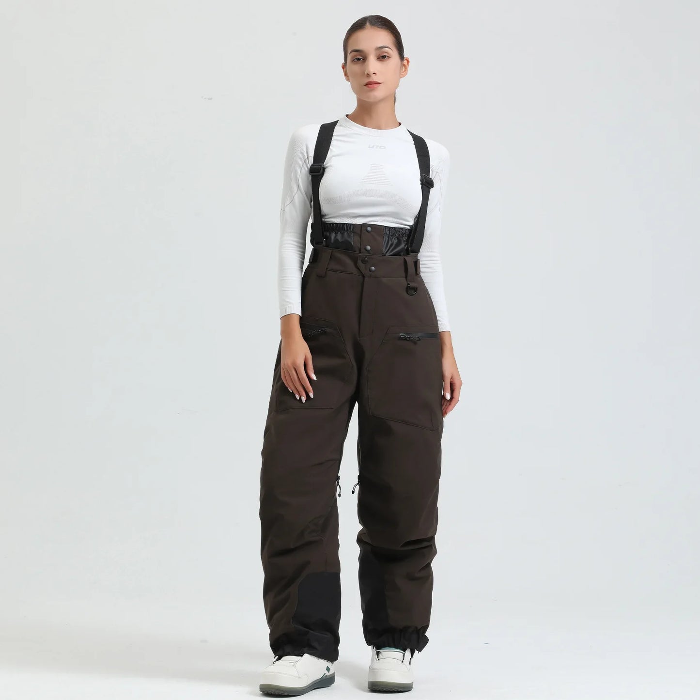 Unisex Skihose Trägersystem Funktionsmaterial