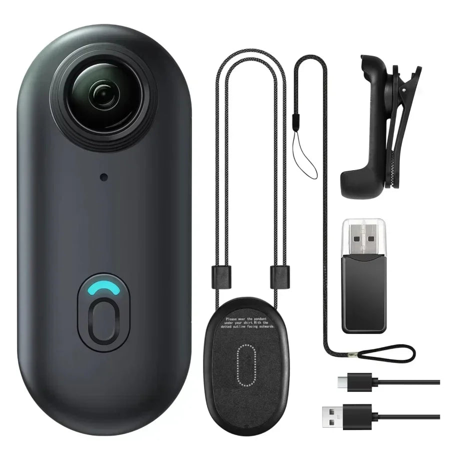 Wasserdichte 4K Action-Kamera WiFi Tragbar Magnetclip 360° Halterung