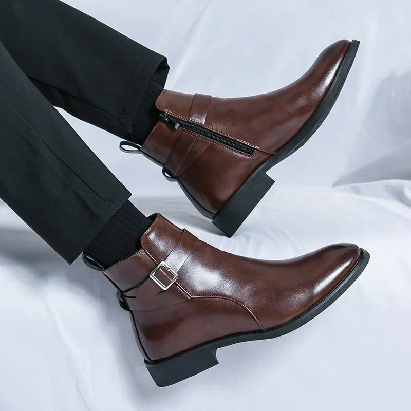 Herren Chelsea Stiefel Klassisches Ankle Design