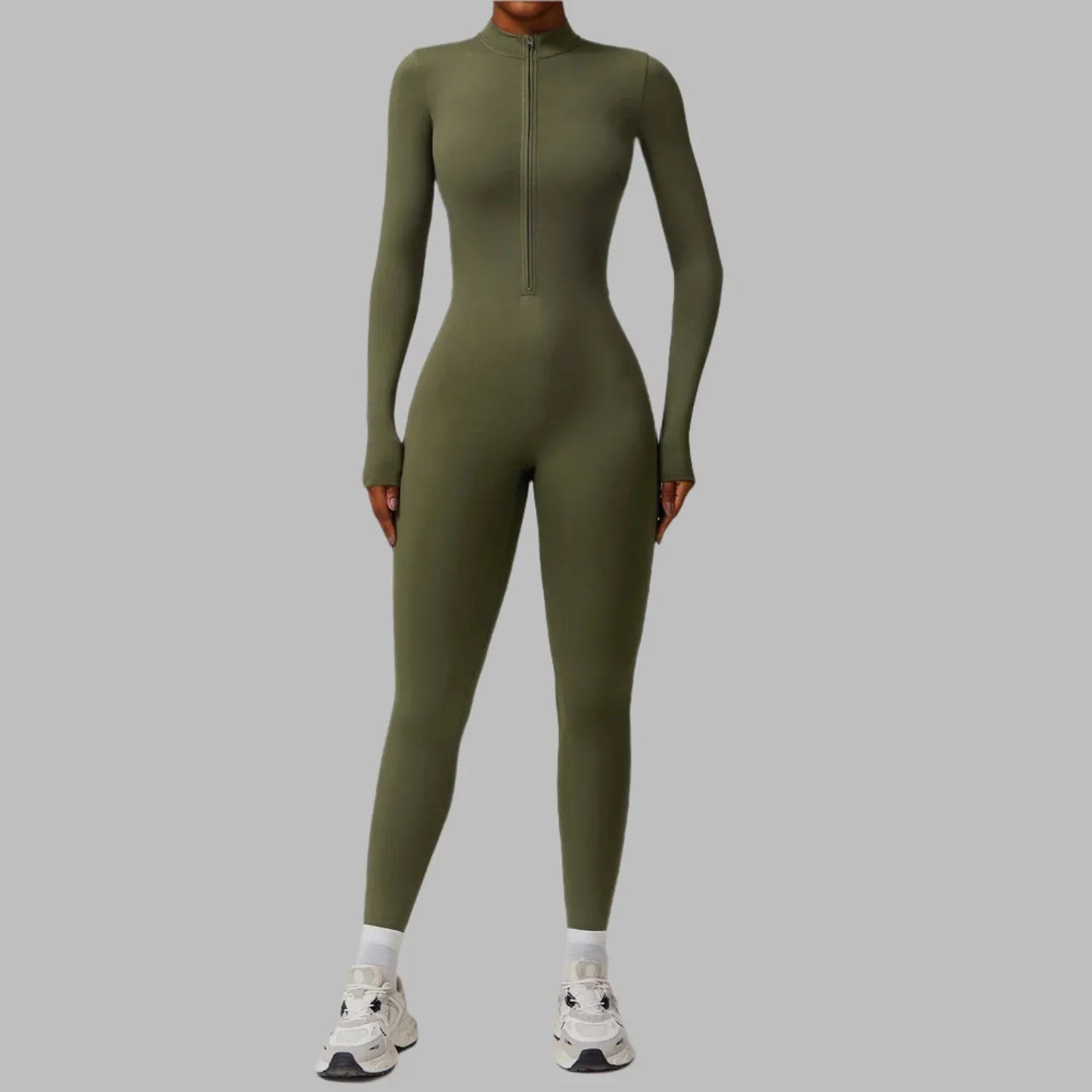 Nahtloser Sportlicher Jumpsuit für Damen