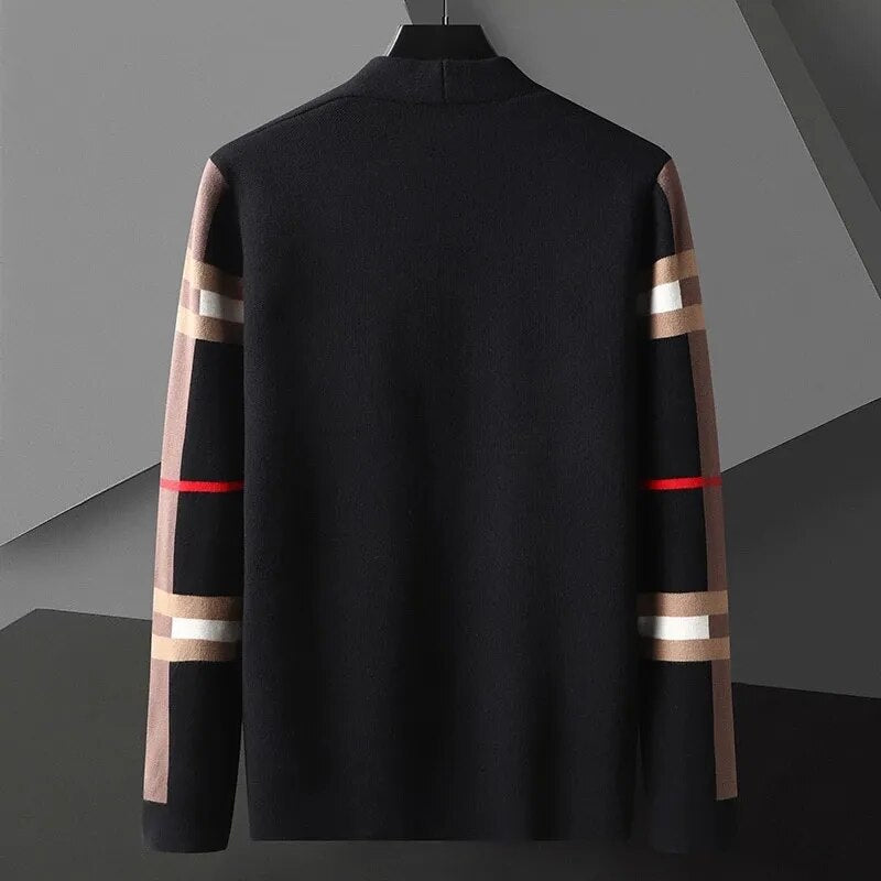 Norvielle Herren Wollpullover Trendig