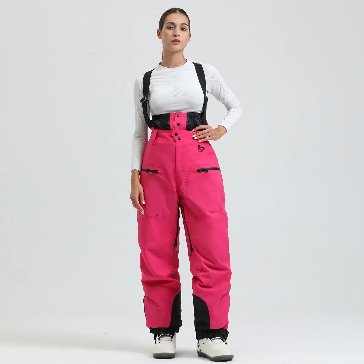 Unisex Skihose Trägersystem Funktionsmaterial