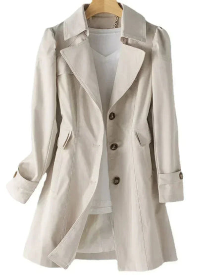 Norvielle Damen Trenchcoat Stylisch