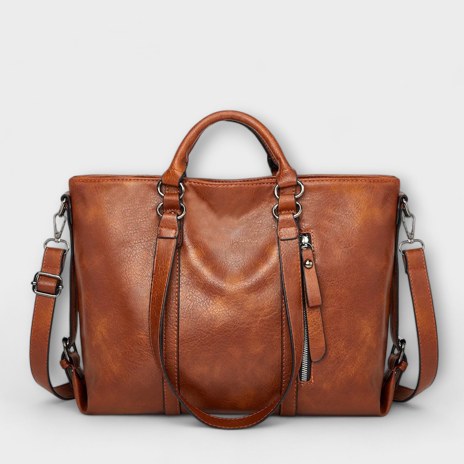 Damen Arbeitstasche Leder Groß - Norvielle