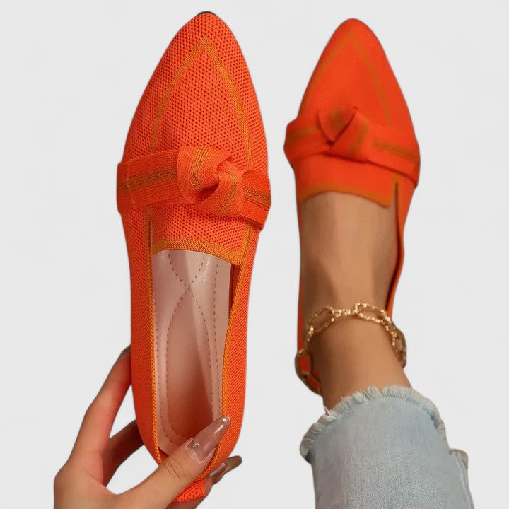 Damen Orthopädische Loafer Spitze Zulaufend