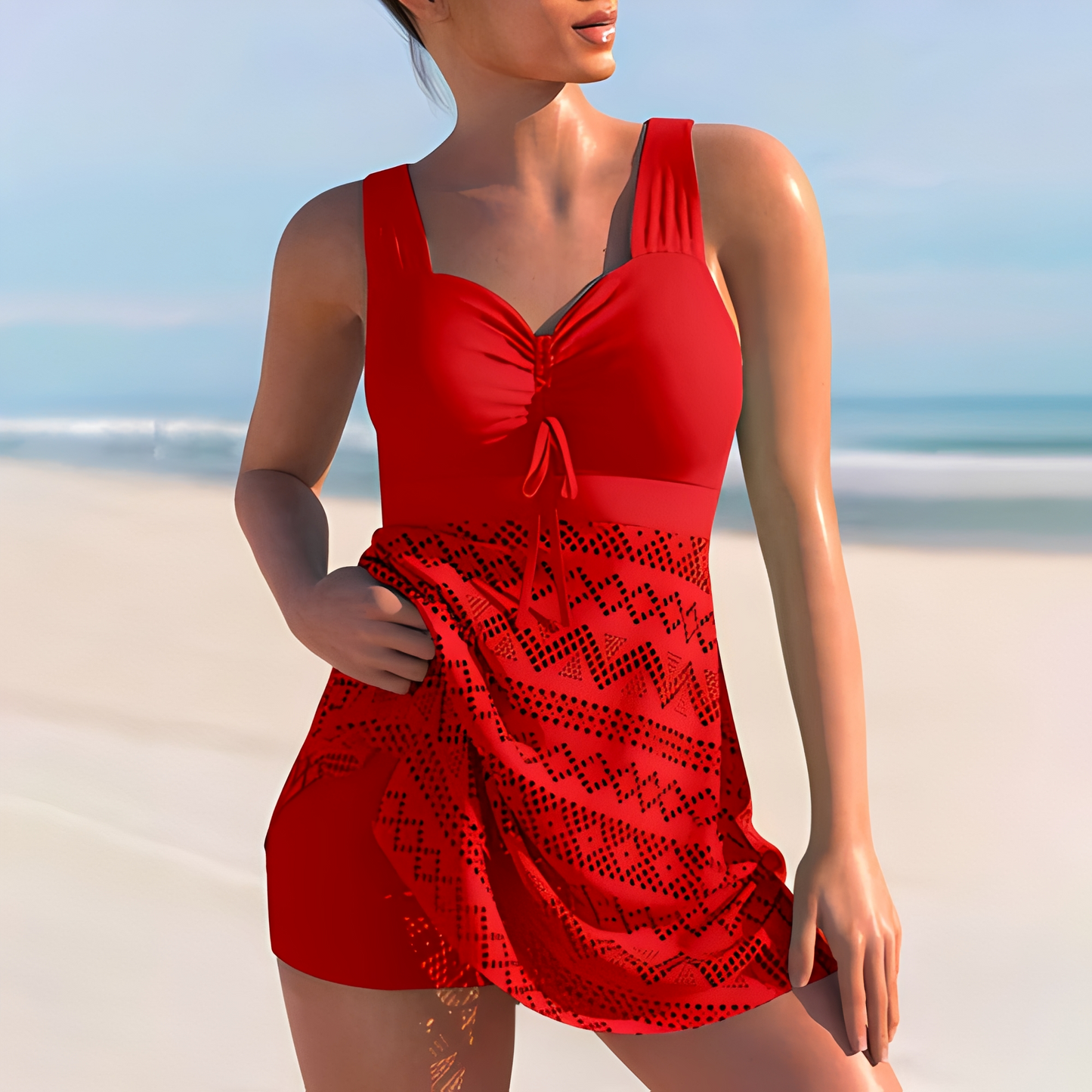 Damen Rückenfreie Badeanzüge Elegantes Design