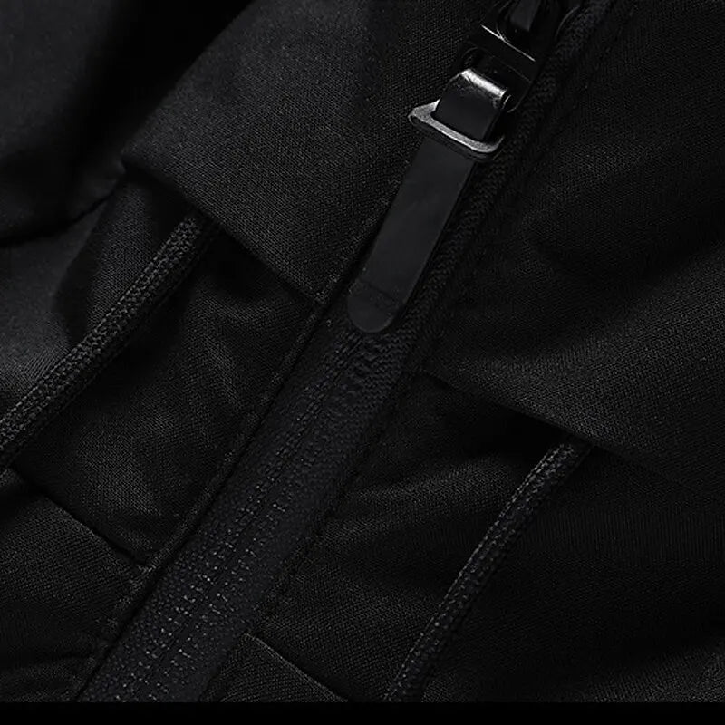 Herren Winterjacke Pufferbaustyle Voluminöse Füllung