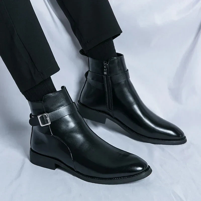 Herren Chelsea Stiefel Klassisches Ankle Design