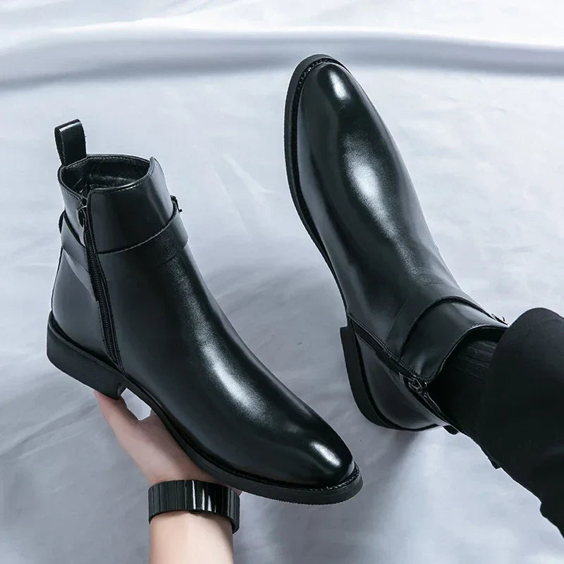 Herren Chelsea Stiefel Klassisches Ankle Design