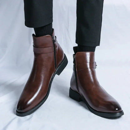 Herren Chelsea Stiefel Klassisches Ankle Design