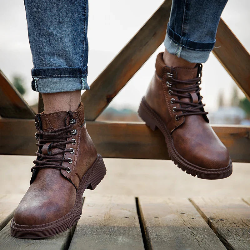 Herren Sicherheitsstiefel Wasserdicht Stahlkappe Rutschfest