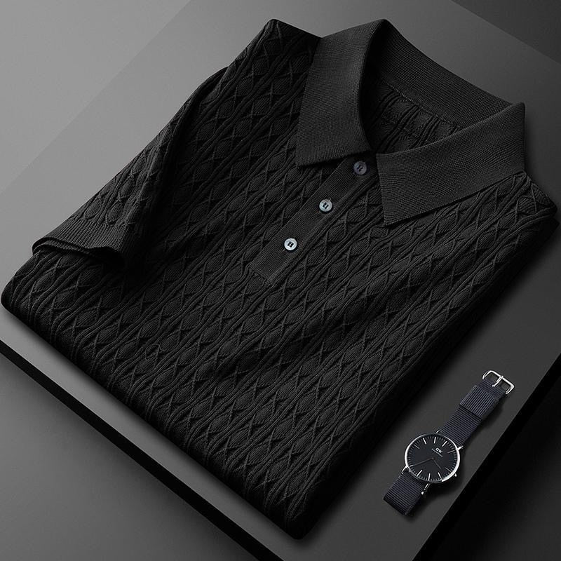 Herren Poloshirt Baumwolle Weiß