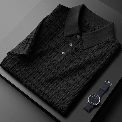 Herren Poloshirt Baumwolle Weiß