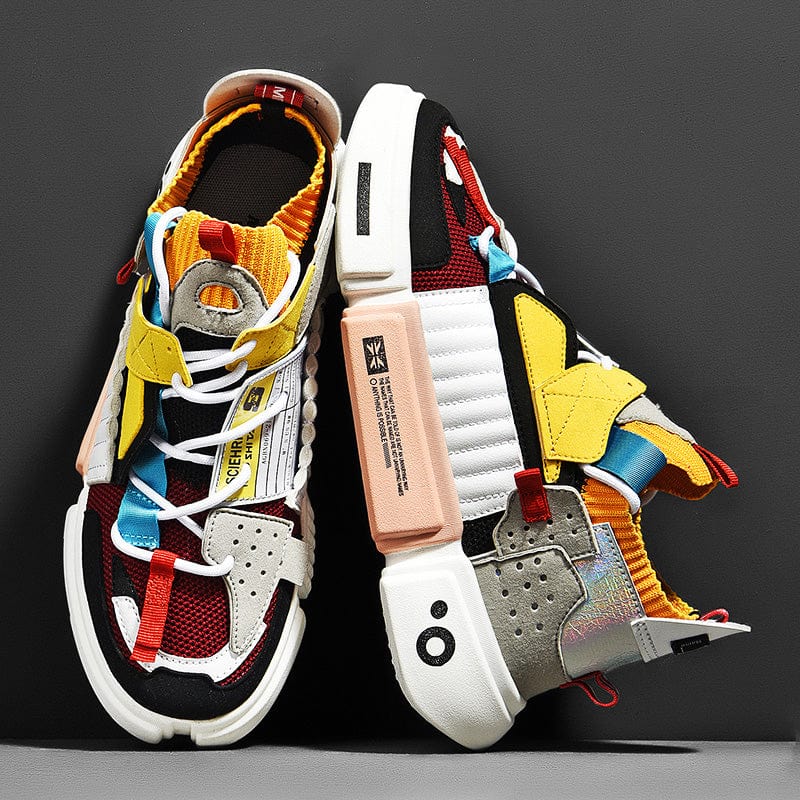 Norvielle Herren Straßensneaker Atmungsaktives Mesh