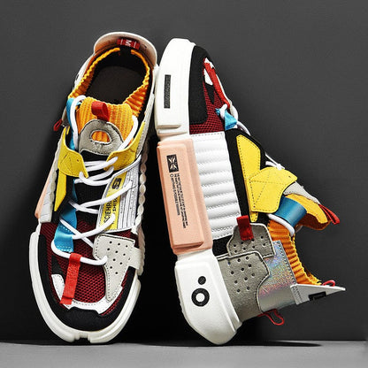 Norvielle Herren Straßensneaker Atmungsaktives Mesh