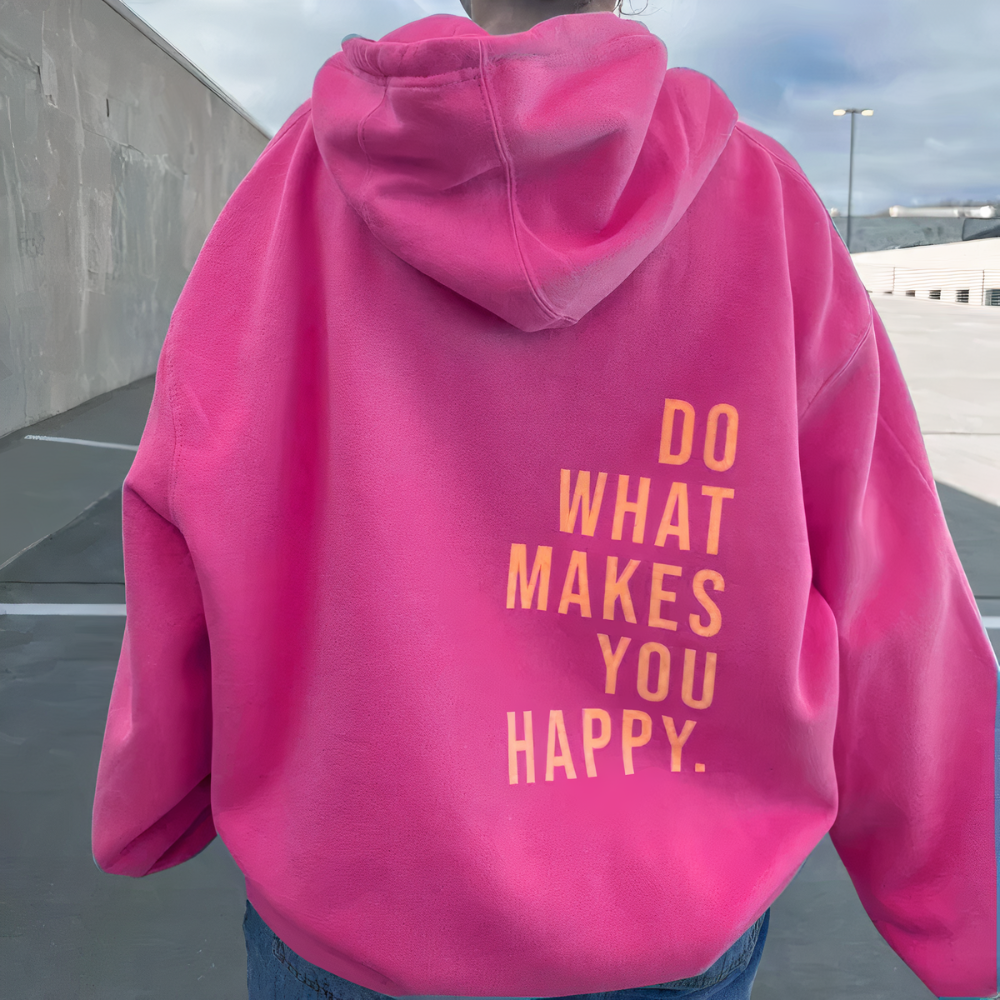 Layla Damen Baggy Hoodie Mit Taschen