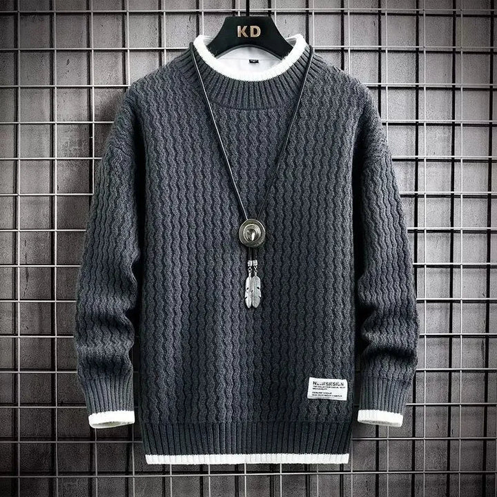 Levi Damen Turtleneck Farbblockiert Kabelstrick
