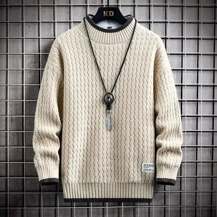 Levi Damen Turtleneck Farbblockiert Kabelstrick