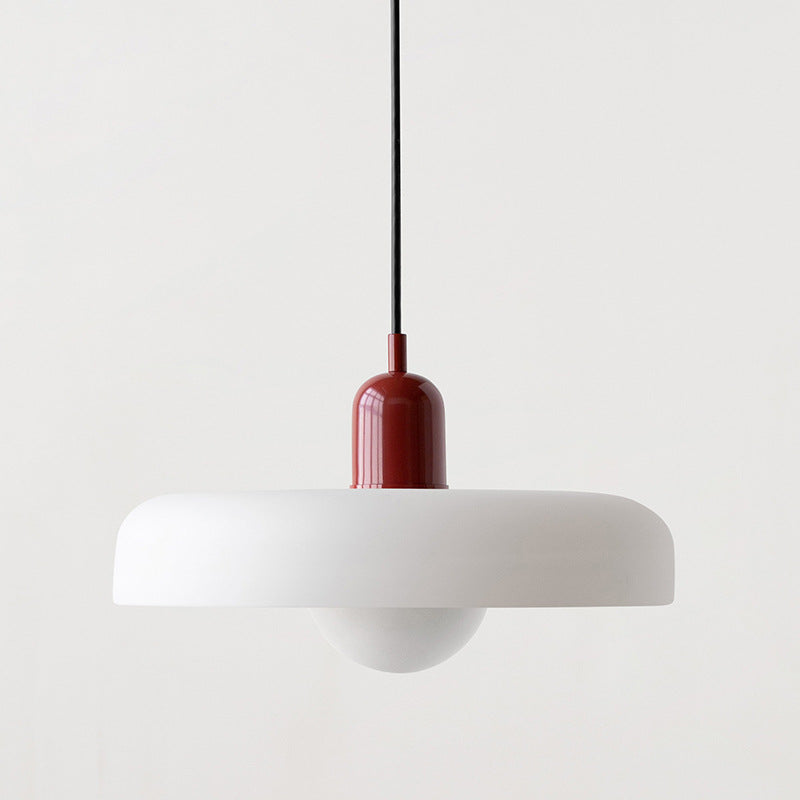 Bauhaus Pendelleuchte Farbiges Glas