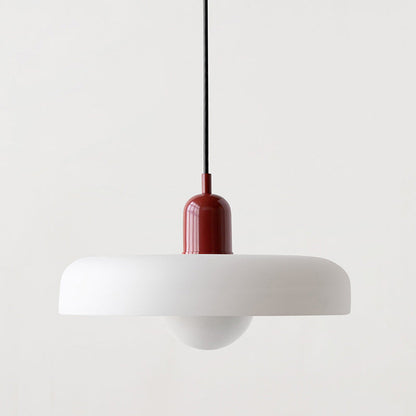 Bauhaus Pendelleuchte Farbiges Glas