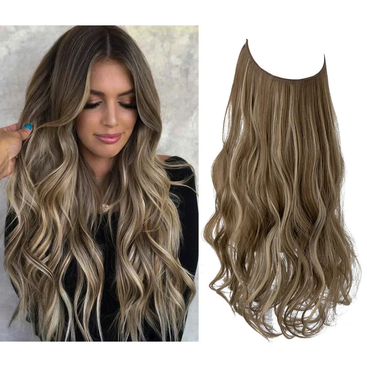 Echthaar-Extensions 100% Remy-Qualität Natürlicher Glanz