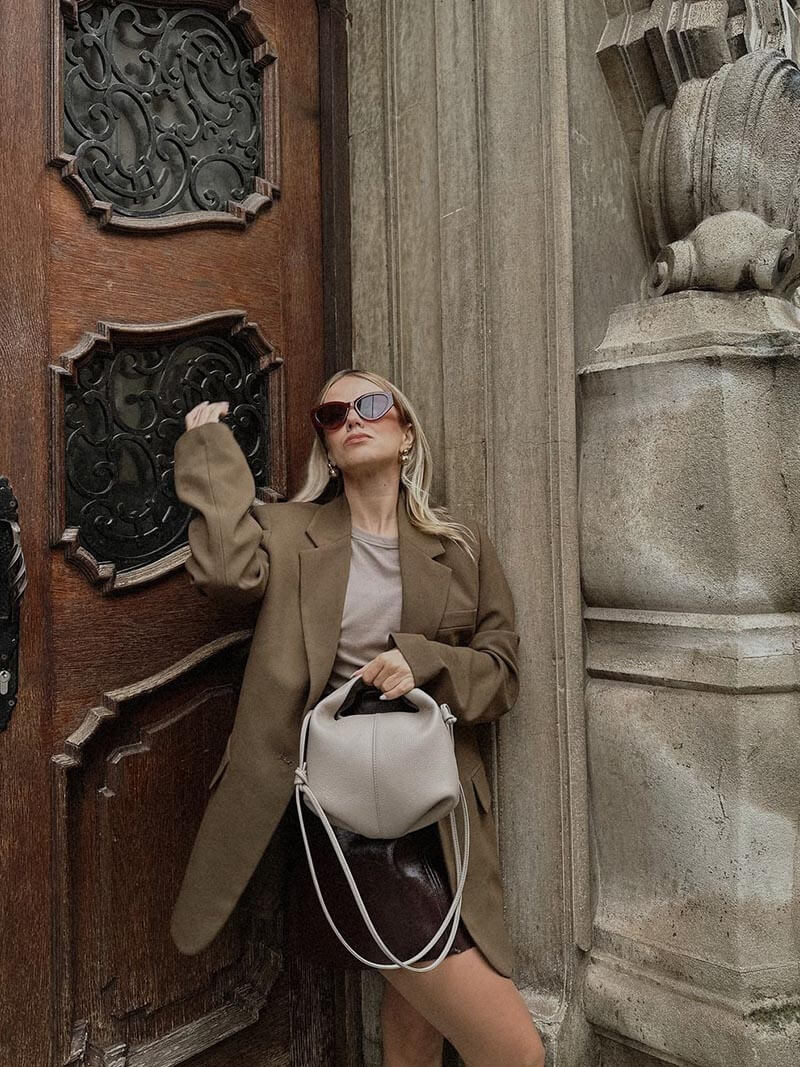 Damen Tasche Kunstleder Modern