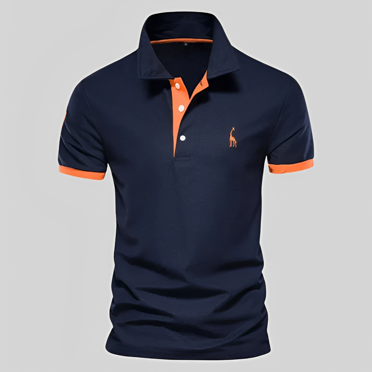 Herren Poloshirt Baumwolle Modisch Weiß - Norvielle