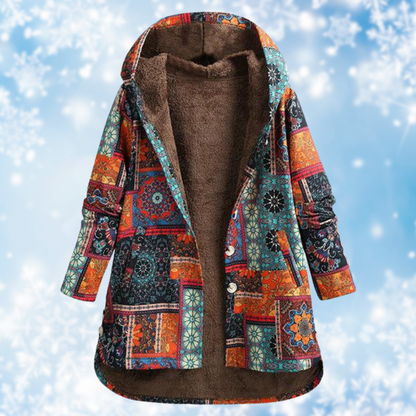Kapuzenjacke Bedruckt Unisex Baumwolle