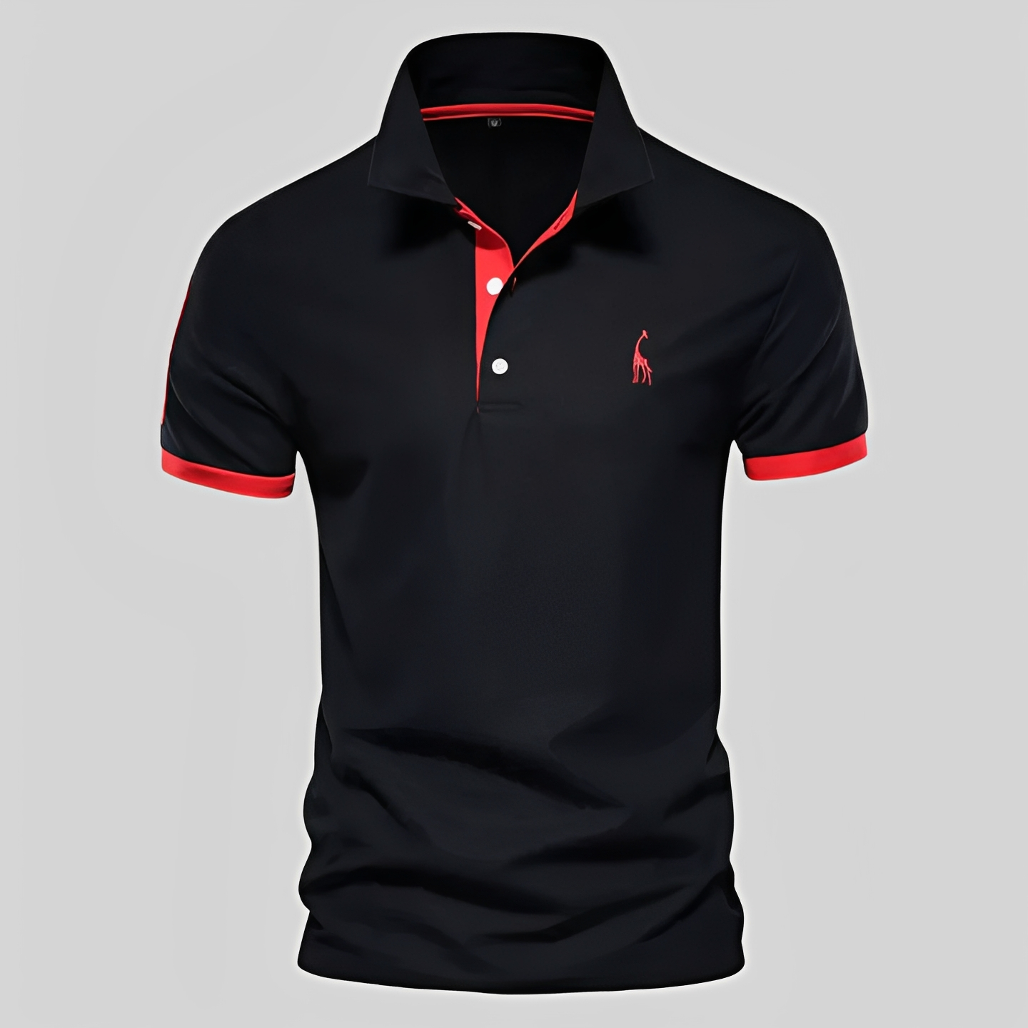 Herren Poloshirt Baumwolle Modisch Weiß