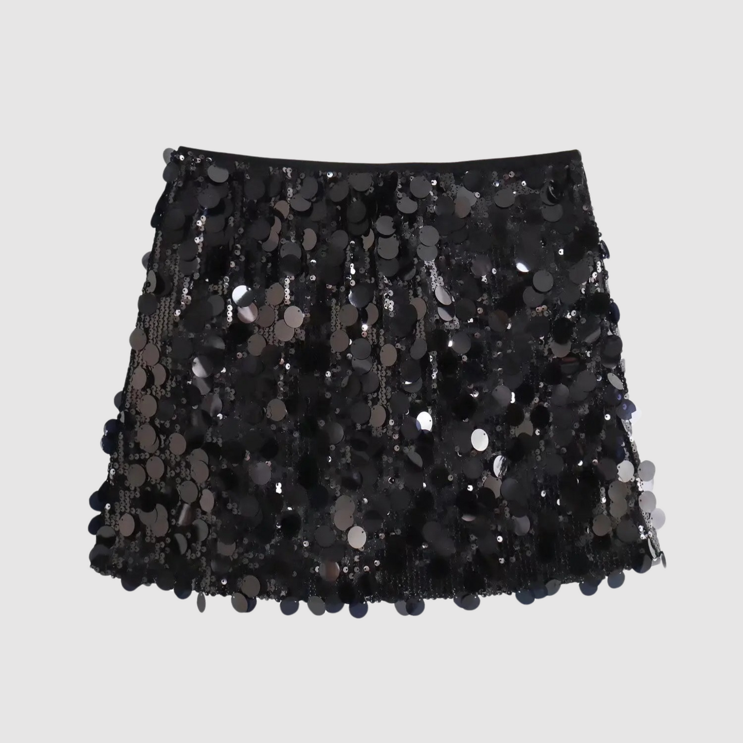 Norvielle Damen Minirock Mit Pailletten