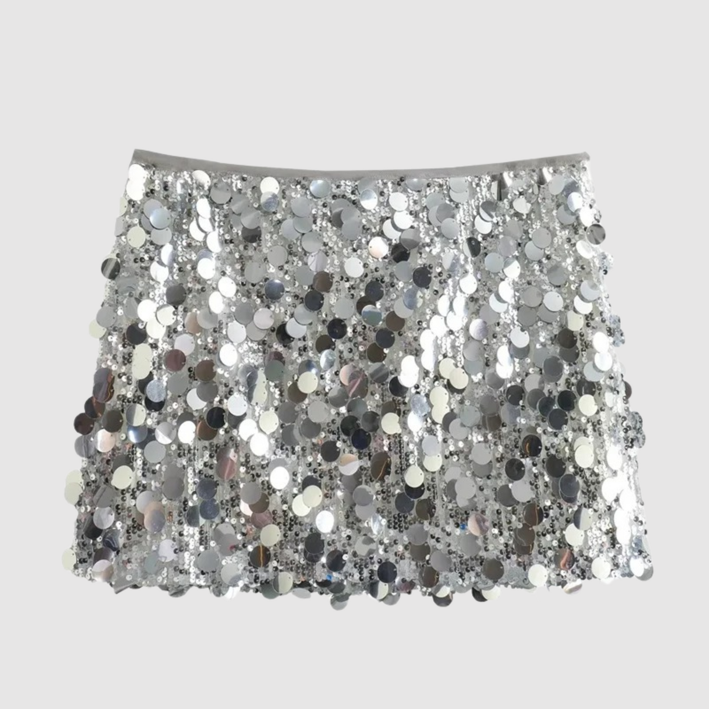 Norvielle Damen Minirock Mit Pailletten