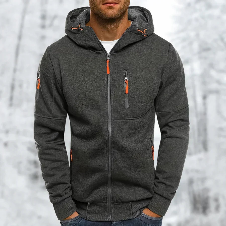 Herren Winterjacke Kapuze Kurz