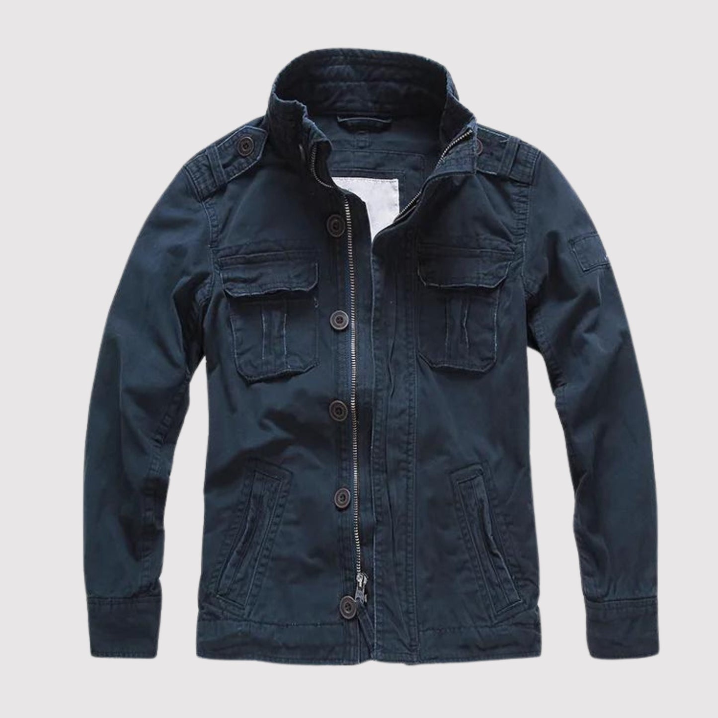 Retro Damen Jeansjacke Mehrere Taschen