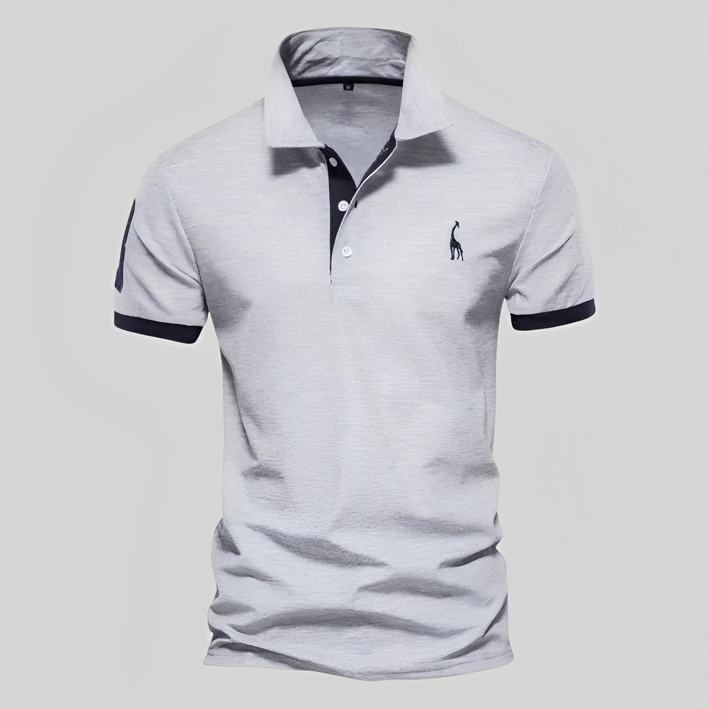 Herren Poloshirt Baumwolle Modisch Weiß