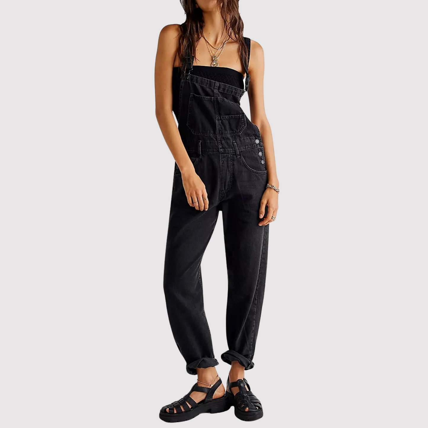 Damen Jeans Jumpsuit Norvielle