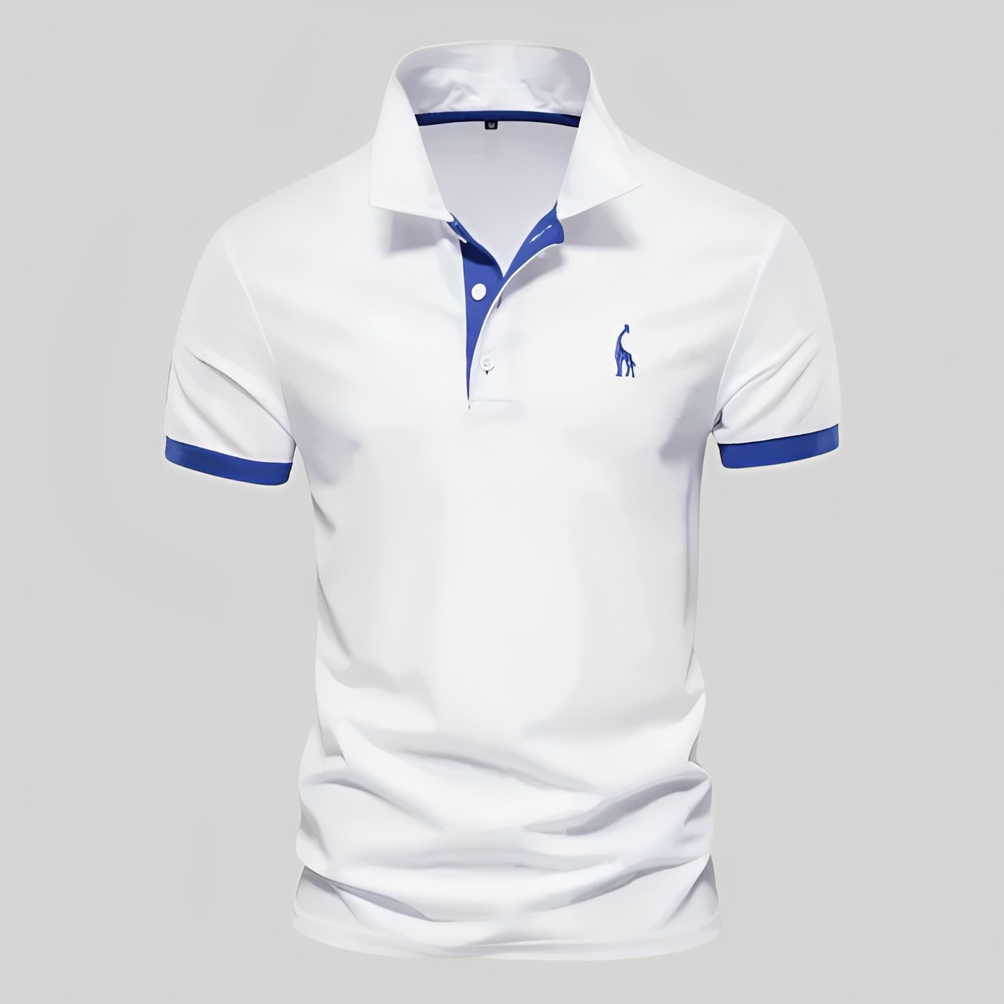 Herren Poloshirt Baumwolle Modisch Weiß