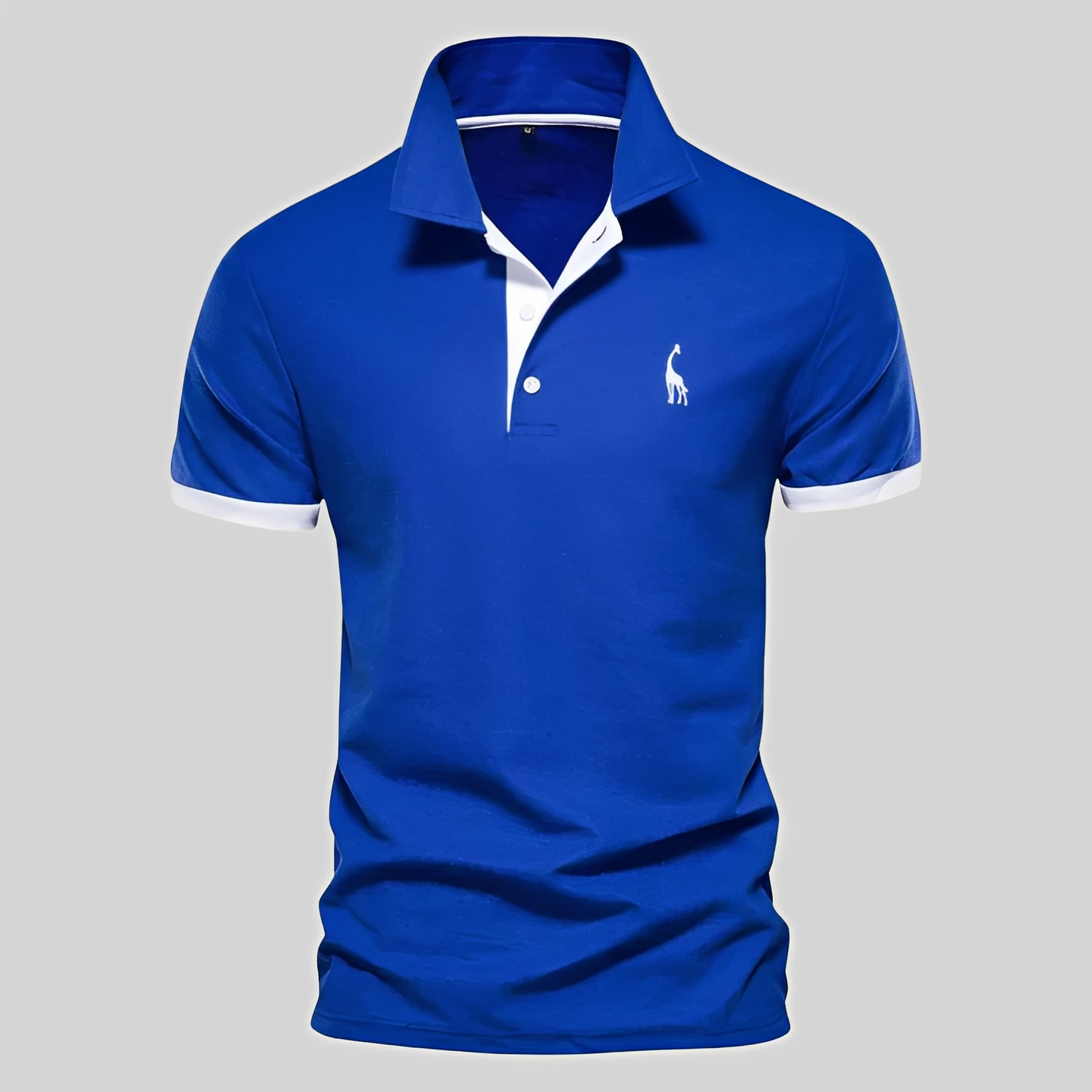 Herren Poloshirt Baumwolle Modisch Weiß