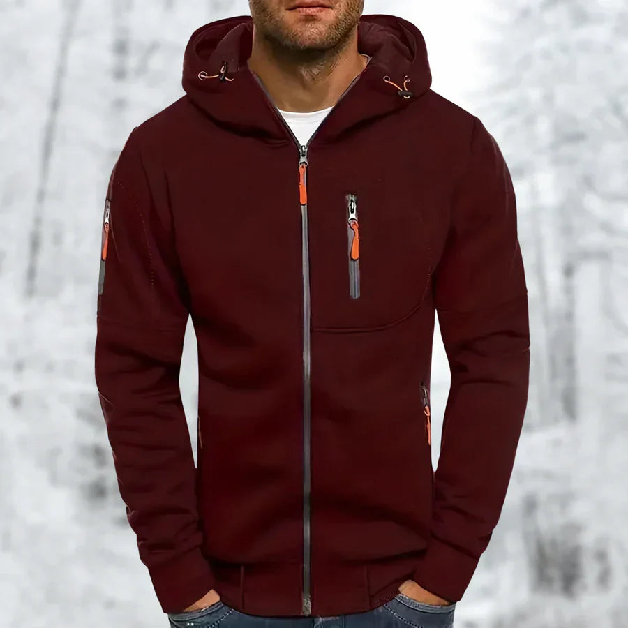 Herren Winterjacke Kapuze Kurz