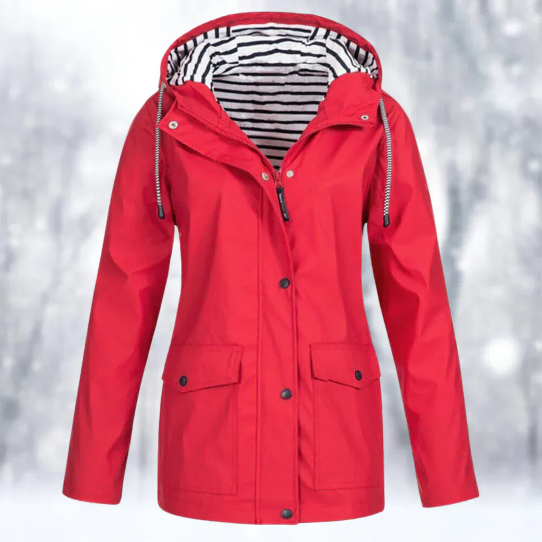 Norvielle Damen Wasserdichte Windjacke