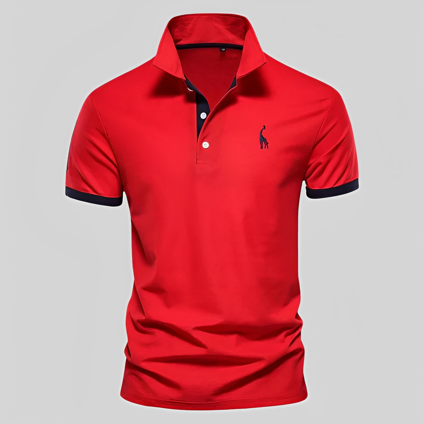 Herren Poloshirt Baumwolle Modisch Weiß