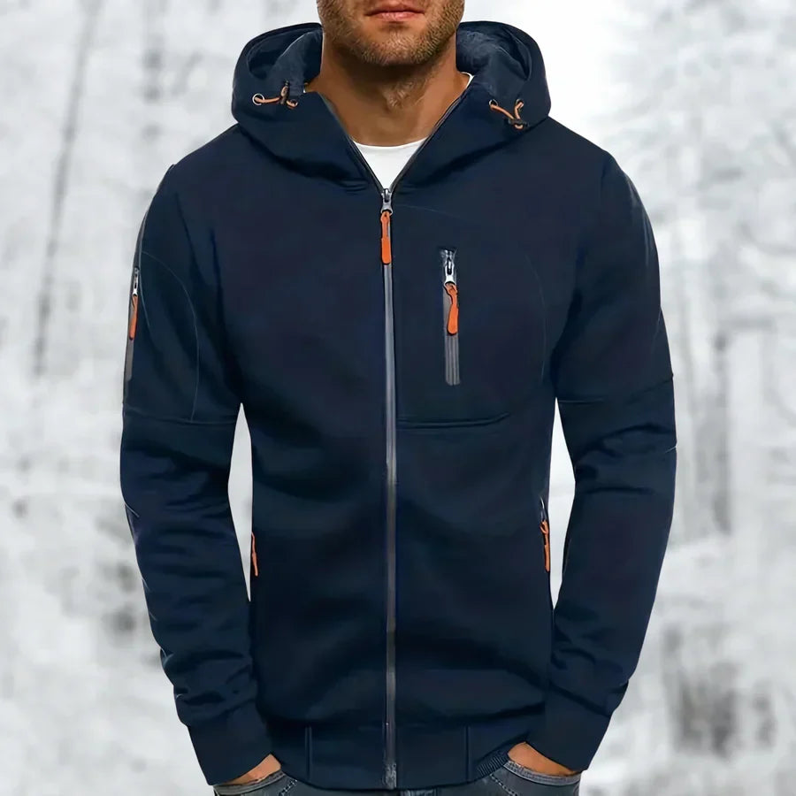 Herren Winterjacke Kapuze Kurz