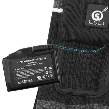 Beheizbare Socken 7.4V für Männer Frauen Wärme