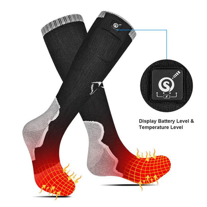 Heizsocken Wiederaufladbar Akku Thermo Baumwollsocke