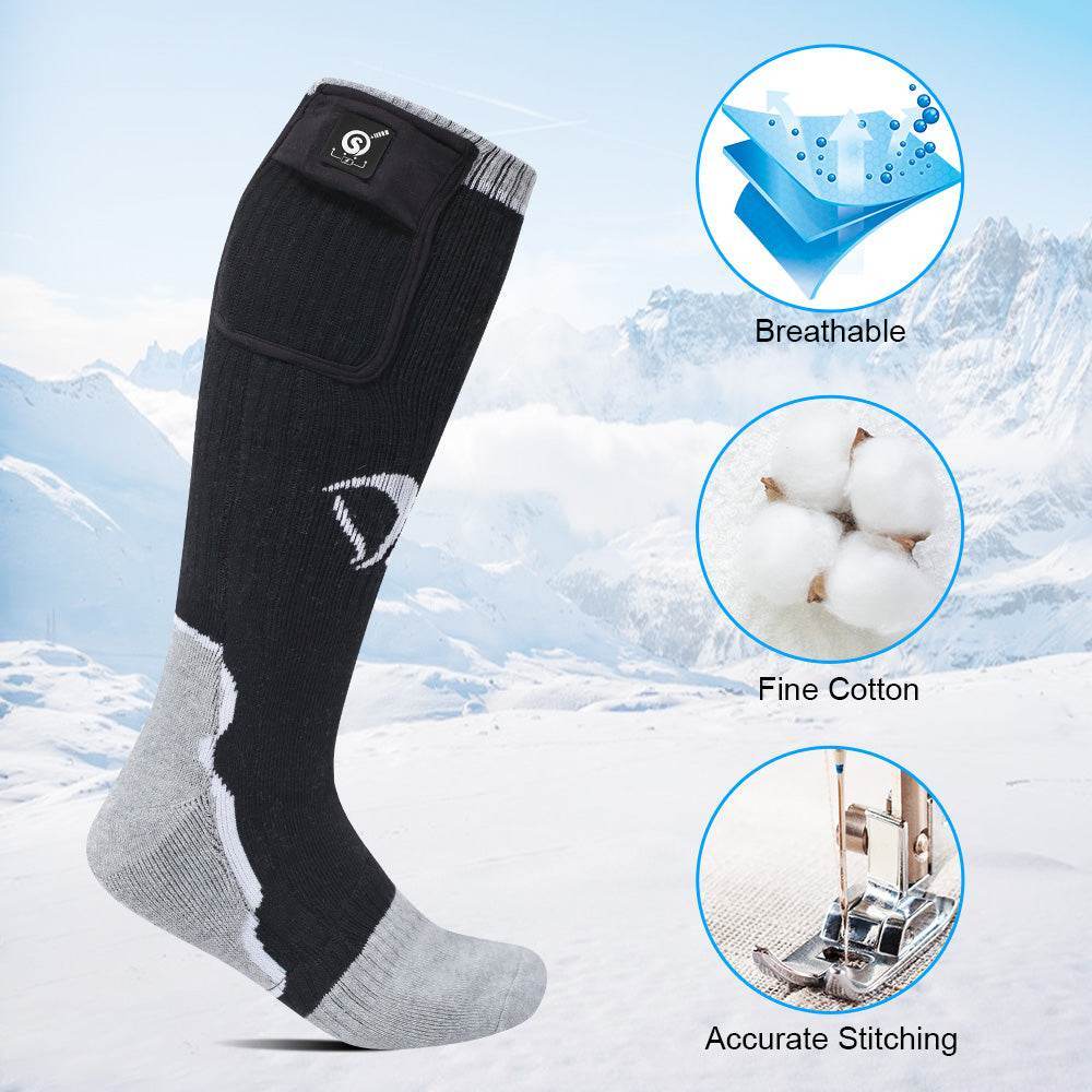 Heizsocken Wiederaufladbar Akku Thermo Baumwollsocke