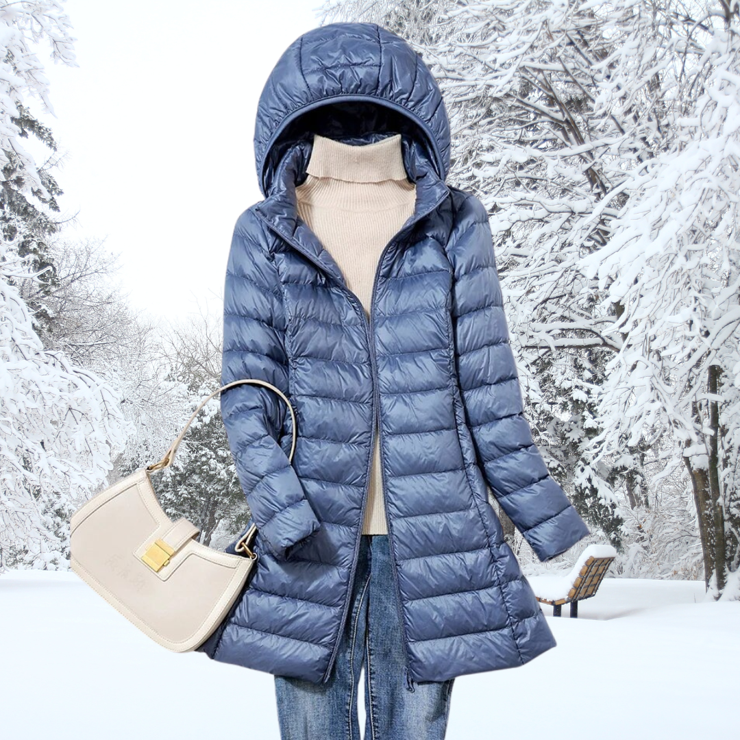 Norvielle Damen Ultraleichte Daunenjacke Mit Kapuze