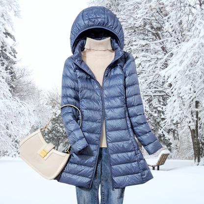 Norvielle Damen Ultraleichte Daunenjacke Mit Kapuze