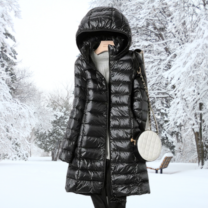 Norvielle Damen Ultraleichte Daunenjacke Mit Kapuze