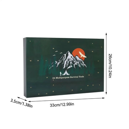 AdventureGear Adventskalender 24 Outdoor-Werkzeuge